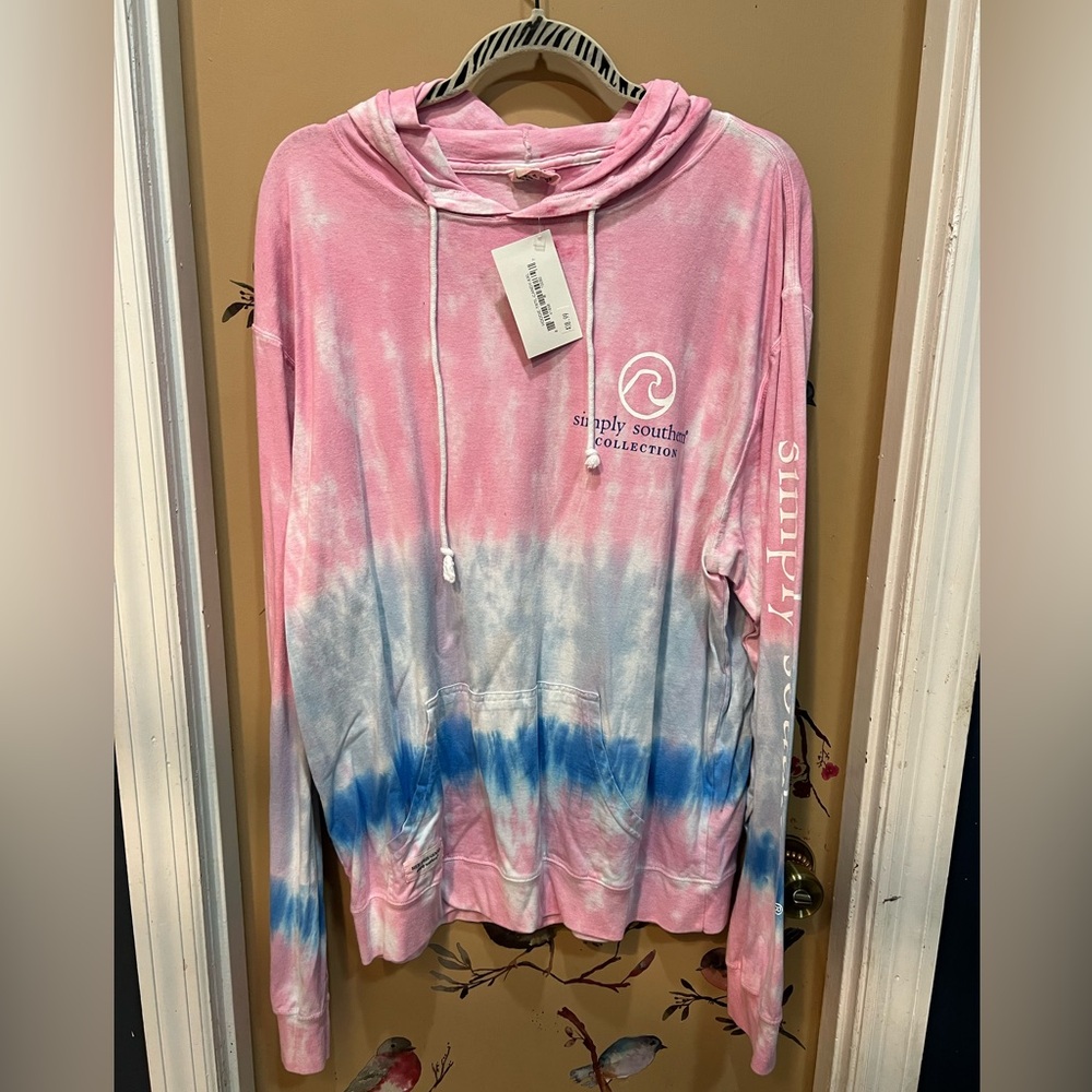 Simply Southern Pastel Tie-Dye Hoodie